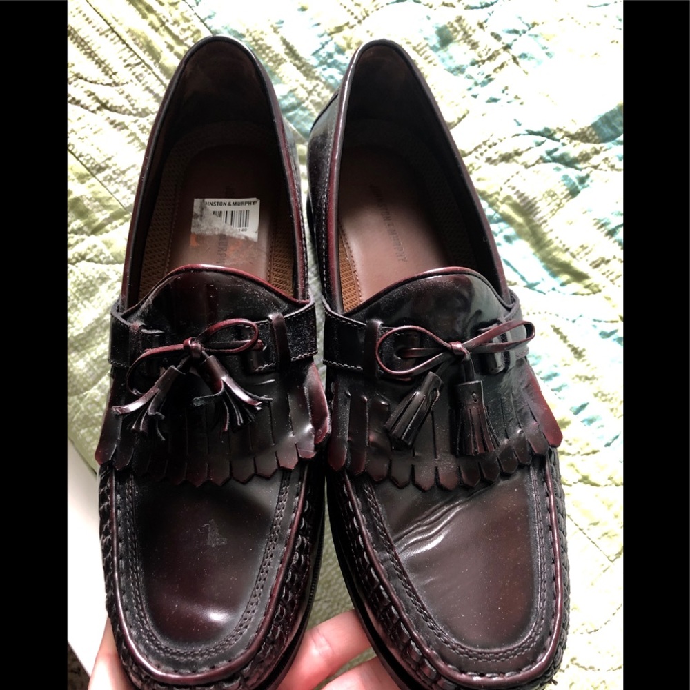 Johnston and Murphy brown parent shoes EUC
